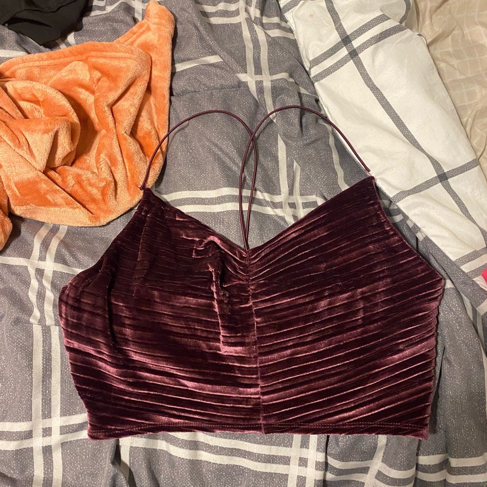 cute dressy cropped tank